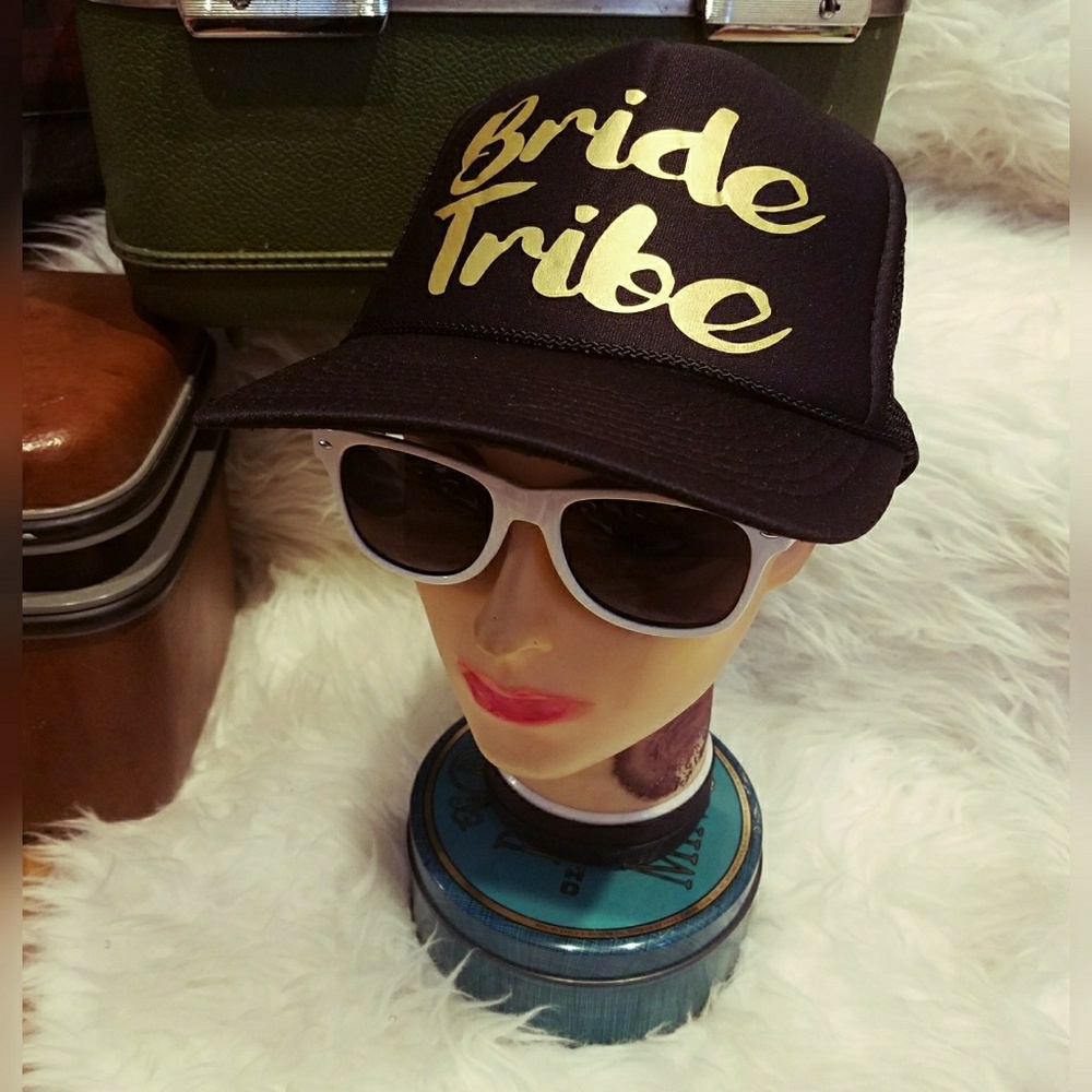 Two (2), BRIDE TRIBE, trucker hats!!